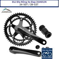JIANKUN 34-50T / 39-53T Bicycle Hollow Disc Crank