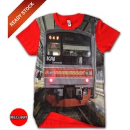 KRL BATIK JOGJA-SOLO JR-205 Train T-Shirt 3D Children's Train Shirt REG-991
