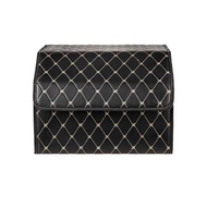 30Cm 80 Car Trunk Storage Box Car PU Leather Trunk Storage Box Car Multiuse Storage Car Trunk Aut
