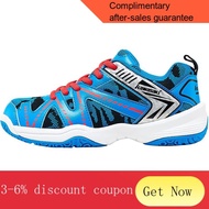 YQ43 Kawasaki Kawsaki Authentic for Children and Kids Student Badminton Shoes KC-15 Non-Slip Wear-Resistant Sneakers