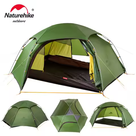 Naturehike Cloud Peak 2 People Tent Ultralight 2 Persons Camping Hiking Outdoor Tent 20D Nylon Water