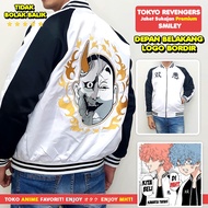Smiley Jacket Nahoya Kawata Brothers Tokyo Revengers Bomber Sukajan Anime EMBROIDERED Tokyo Manji Tw