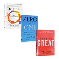 1/2/3 Books หนังสือภาษาอังกฤษ ธุรกิจ หนังสือ หนังสือภ Zero To One By Peter Thiel with Blake Masters Notes on Startups How To Build The Future Self Help English Business Books Success for Entrepreneur Investor Startup Founder