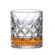 Set of 6 glass cups, wine glasses, heat-resistant cups, Set of 6 Water Drop Crystal Glass Cups 320ml