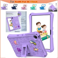 For Redmi Pad SE Case 11" Xiaomi RedMi Pad SE 11inch 2023 Kids Friendly Handle Stand Case Safe Foam 