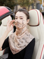 【Ready】🌈 Silk mask mulberry silk ssc veil women's face mask ear-n silk scarf layer th brele summer high-end