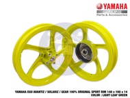 YAMAHA EGO AVANTIZ SOLARIZ GEAR 100% ORIGINAL 5L 5 LEG SPORT RIM 1VB-F5168-00 44P-F5338-00 140 x 160