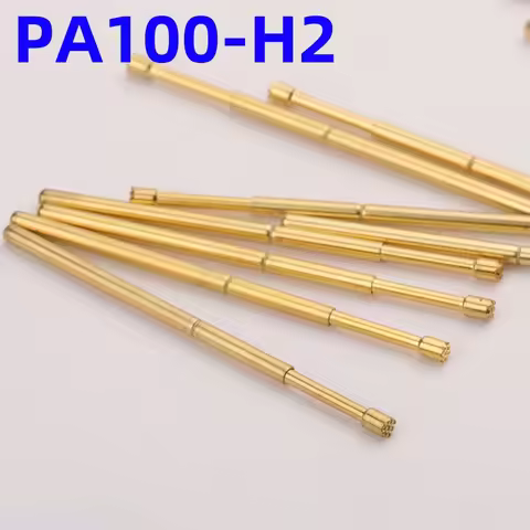 20/100PCS PA100-H2 33.35mm 9-claw Plum Blossom Head Test Pin Dia 1.50mm Needle Spring Test Probe P10