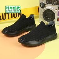 A-6💚Walk More（DUOZOULU）Summer Breathable Men's Shoes Hollow-out Sneakers Large Size Loafers Flying Woven Mesh Women's Sh