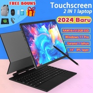 All New Goods [2024 Baru] laptop touchscreen 2 in 1 14 inci