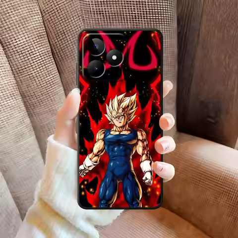 Dragon Ball Son Goku Saiyan Case for Realme C25 C30 C33 C35 C53 C55 P3 Ultra Nazro 50 50i 12 14 11 P
