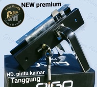 Handle pintu AIGO satu set KUNCI PINTU RUMAH tanggung warna hitam KUNCI UNTUK PINTU Handle kunci pin