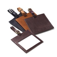 ID Case Anti-Lost Consignment Environmentally Friendly Cowhide Genuine Leather logo Listing Luggage 