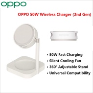 OPPO 50W Magnetic Wireless Charger 2nd Gen with Cooling Fan | 360° Stand | Silent Fast Charging|360°