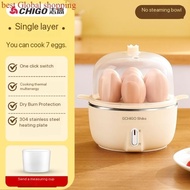 Electric Breakfast Egg Boiler Steamer Cooker Machine Large Capacity 7 Eggs plus Kitchen Appliance Ha