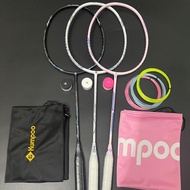 Genuine Kumpoo K520 Pro racket (pre-tensioned, free handle - single bag)