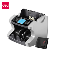 Deli เครื่อง​นับ​แบงค์​ เครื่อง​ตรวจ​ธนบัตร ​ประหยัดไฟ จอใหญ่ รองรับหลายสกุลเงิน Bill Counter