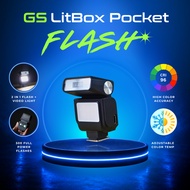 GS LitBox Pocket Flash 2-in-1 Camera Flash & Video Light for DSLR Mirrorless Cameras
