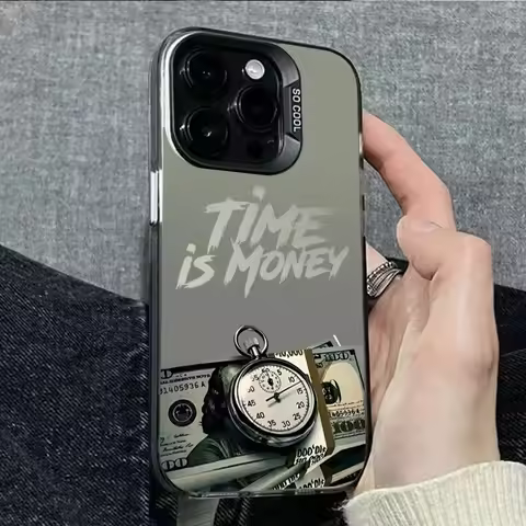 Fashion Time is Money Matte Phone Case for Huawei Honor X5c X9d X6c X7d 400 200 90 X6b X7a X9a X5 X8