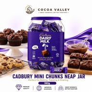 Cadbury Dairy Milk Chocolate Neap Jar 382g | Tart Filling Cookie Topping Dessert Ingredient