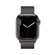 APPLE 全新未拆 官網最新 WATCH 7 石墨色 不鏽鋼 米蘭 LTE 45MM S7 刷卡分期零利