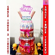 Snack Tower Birthday / Snack Tower Ultah / Kue Ultah