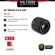 VILTROX AF 50mm F2.0 Air FE/Z Full-Frame Lens for SONY E-Mount NIKON Z-Mount Cameras