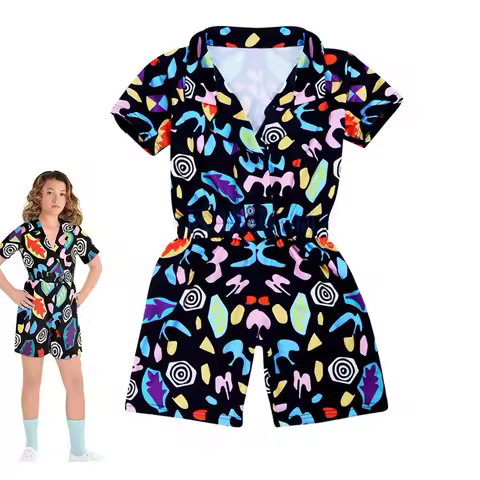 Eleven 11 Cosplay Costume TV Matter Thin Halloween Party 80s Retro Clothing Eleven 11 Cos Outfits Se