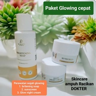 Skin Care paket Glowing cepat BPOM perawatan wajah bpom mencerahkan membuat putih dan glowing produk