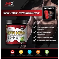 MMX SPR HMN 60serving PRE WORKOUT SUPPLEMENT POWER STRENGTH ENERGY ENDURANCE STAMINA FOCUS BOOSTER