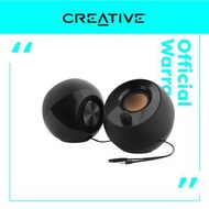 CREATIVE - Pebble 時尚 2.0 USB 電腦喇叭 電腦/筆記本電腦專用 (黑色) 原裝行貨 一年保養