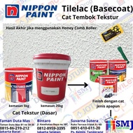 ! CAT TEKSTUR TEMBOK NIPPON PAINT TILELAC TEXTURED PAINT PUTIH 5KG -