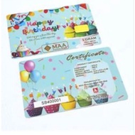 Gold Bar 999.9 1 Gram - Happy Birthday Edition