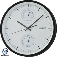 Seiko QXA525K Thermometer Analog Wall Clock