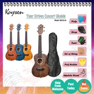 KAYSEN Tiger Stripes 23inch Concert Ukulele Gitar Kecil