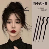 Black Sandalwood Simple Practice Hairpin Women's Elegant Cheongsam and Hanfu Hairpin Hair Accessories
