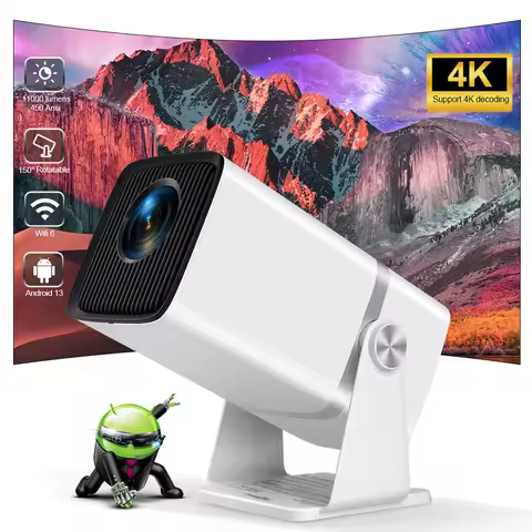 TD80W 4K Full HD Projector FHD TD80W 450Ansi Android WiFi 3D Home Theater Portable Beam Projector Me