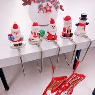 Exclusive Cross-Border Straight Hook Long Hook Doll Christmas Hook Creative Metal Portable Table Hoo