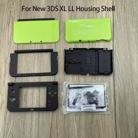 Green For Nintend New 3DS LL/XL Game Console Replacement Case for New 3DS XL Housing Shell Cover Cas