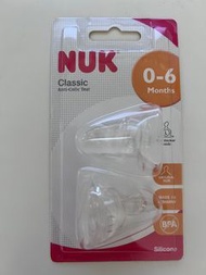 Nuk 奶咀 L 碼 0-6個月 Classic anti-colic teat size L 0-6months