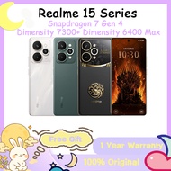 Realme 15 Pro Snapdragon 7 Gen 4 Realme 15 Dimensity 7300+ 7000mAh 80W Realme 15T Dimensity 6400 Max