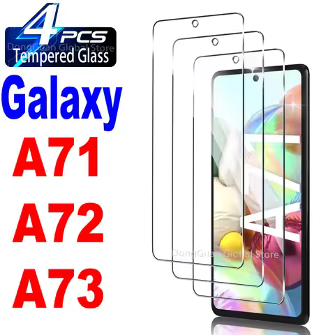 6.7" Tempered Glass For Samsung Galaxy A71 / A72 / A73 Screen Protector Glass Film
