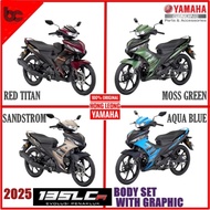 YAMAHA LC135 FI V8 BODY SET WITH GRAPHIC / COVER SET WITH STICKER / 135LC FI SE 2025 / 100% ORIGINAL