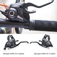 Bicycle Derailleur MTB GEAR Shifter/Brake 3 x 7 Speed Lever V- Gear Basikal Penukar Gear Basikal