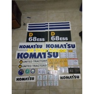 Dozer Komatsu D68ESS Sticker Heavy Equipment Sticker