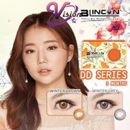 (2 PCS) Blincon DD 3 Months Lens Disposable  Cosmetic Color Contact Lenses Months Lens 3/3
