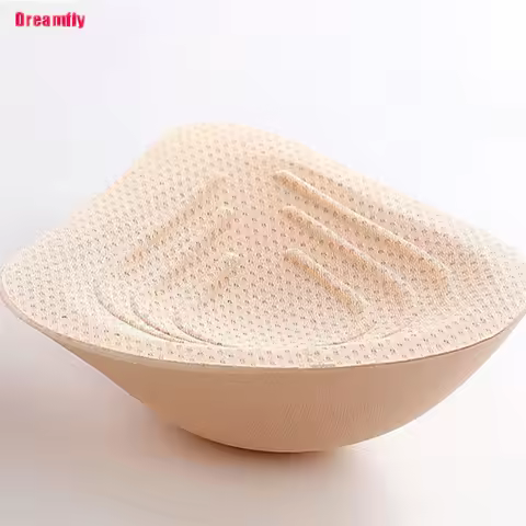 1PCS Surgery Breast Prosthesis Special Bra Honeycomb Breathable Latex Bra Padding Inserts Fake Boobs