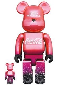(預訂 Pre-Order)BEARBRICK  BE@RBRICK Coca-Cola Creations 100% &amp; 400% 可口可樂 電鍍 可樂