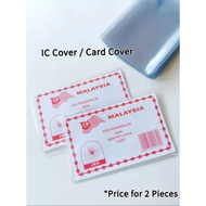 10 Pcs  IC Cover | License Card Holder | Plastic Cover  Sarung IC Plastik Sampul IC 塑胶卡套 (Thick)