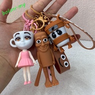 [COD] Italian Brainrot Keychain, Shimpanzini Abstract Design Brainrot Animals Keychains, Cute Hangin